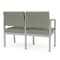 Lesro Lenox 2 Seat Tandem Seating W/ Arm, 43.5 in W 24.5 in L 32 in H LS2103 - alternate 2